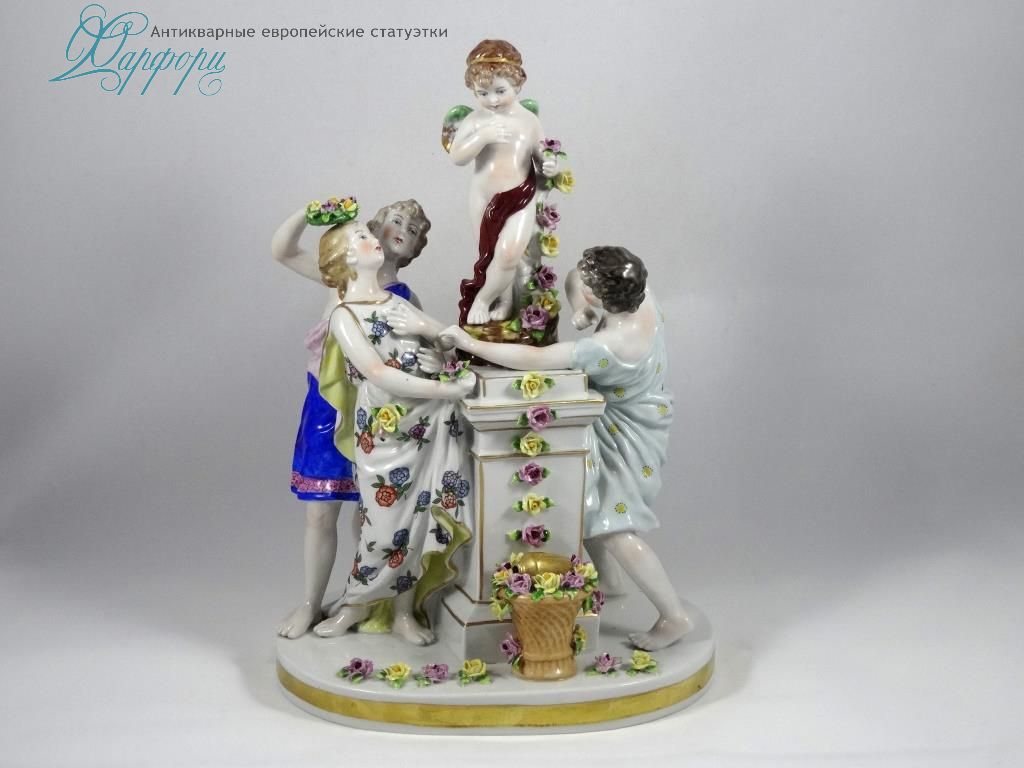 Фарфор, статуэтка, антиквариат, Германия, Ernst Bohne & Söhne